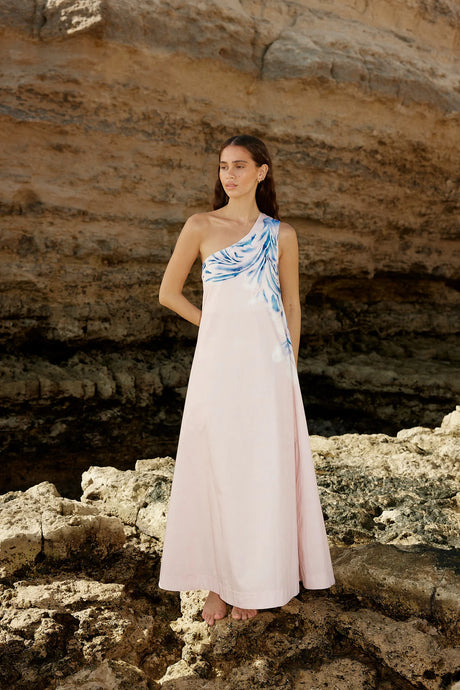 Mila Dress - Seashells /Iceberg