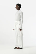 Load image into Gallery viewer, Laurel Relaxed Cargo Pant - White