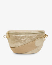 Load image into Gallery viewer, Alamo Sling Bag - Light Gold Crinkle