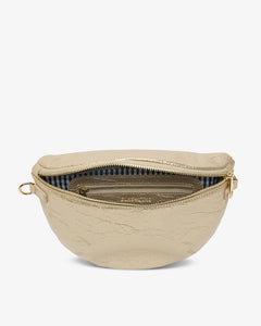 Alamo Sling Bag - Light Gold Crinkle