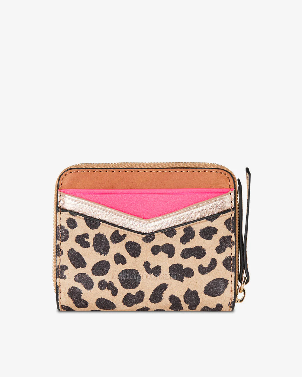 Alexis Zip purse - Spot Suede Multi