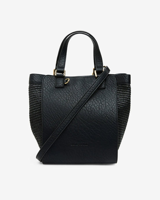 Carnegie Tote - Black Weave