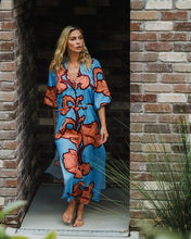 Load image into Gallery viewer, Cascada Maxi Dress - Hibiscus