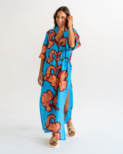 Load image into Gallery viewer, Cascada Maxi Dress - Hibiscus