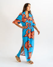 Load image into Gallery viewer, Cascada Maxi Dress - Hibiscus