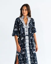 Load image into Gallery viewer, Cascada Maxi Dress - Navy Palm