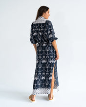 Load image into Gallery viewer, Cascada Maxi Dress - Navy Palm