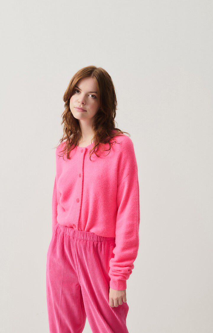 Damsville Cardigan - Fluro Pink