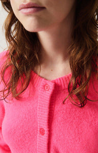 Damsville Cardigan - Fluro Pink