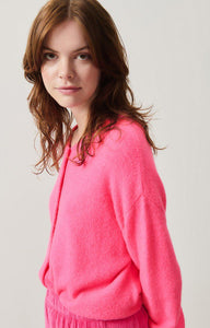 Damsville Cardigan - Fluro Pink