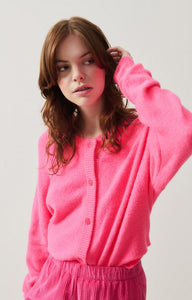 Damsville Cardigan - Fluro Pink