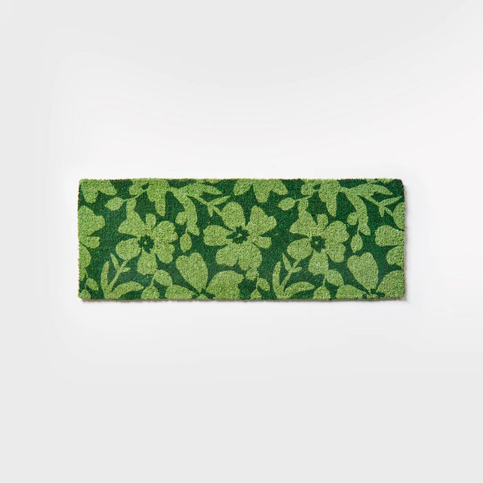 Door Mat Long - Mallow Green