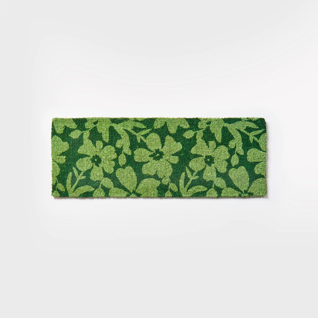 Door Mat Long - Mallow Green