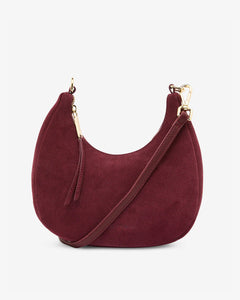 Estella - Burgundy Suede