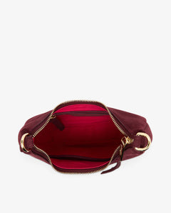 Estella - Burgundy Suede