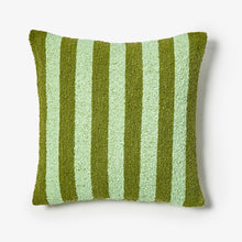 Load image into Gallery viewer, Boucle Stripe Olive 60cm Cushion