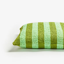 Load image into Gallery viewer, Boucle Stripe Olive 60cm Cushion