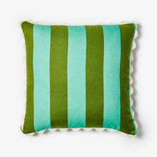 Load image into Gallery viewer, Cushion - Big Stripe Mint 60cm