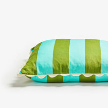 Load image into Gallery viewer, Cushion - Big Stripe Mint 60cm