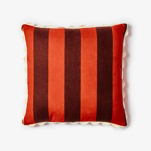 Cushion - Big Stripe Burgundy 60cm