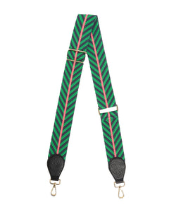 Accent Bag Strap - Navy & Green