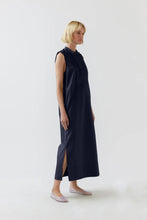 Load image into Gallery viewer, Geneva Dress - Navy Poplin