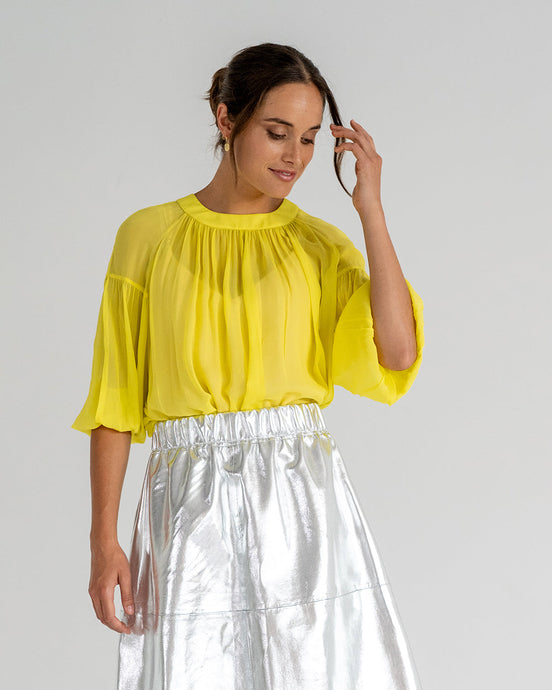 Laurent Blouse - Sunglow Yellow