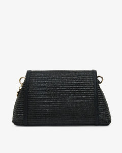 Lugano Crossbody - Black Weave