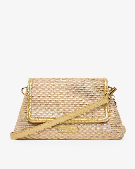 Lugano Crossbody - Gold Weave