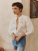 Load image into Gallery viewer, Posie Blouse - Chalk