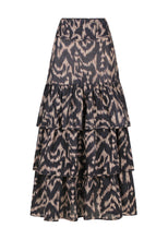 Load image into Gallery viewer, Kenji  Linen Skirt - Print