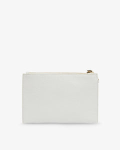 New York Coin Purse - White