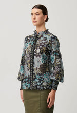 Load image into Gallery viewer, Knox Cotton Silk Shirt - Dahlia Fields