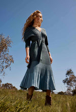 Load image into Gallery viewer, Equinox Wool Cotton Knit Dress - Blurstone