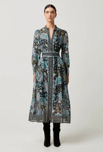 Load image into Gallery viewer, Sierra Cotton Silk Midi Dress - Dahlia Fields