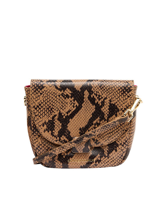 Allegra Bag - Caramel Python