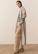 Load image into Gallery viewer, Carter Tie Long cardigan - Silver