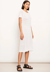 Aina Dress - White/Pebble