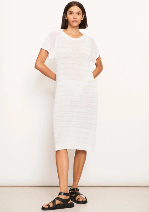 Aina Dress - White/Pebble