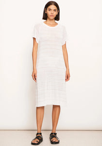 Aina Dress - White/Pebble