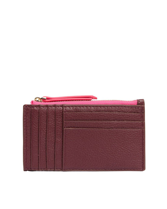 Compact Wallet - Burgundy