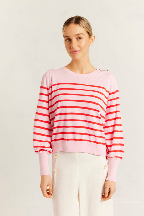 Eloise Cottin Knit Sweater- Floss