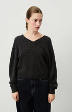 Load image into Gallery viewer, Rax V-Neck Sweater - Coal Melange