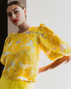 Rochelle Blouse - Sunglow Yellow