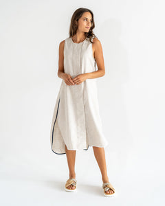 St Moritz Tank Dress - Natural