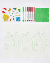 Load image into Gallery viewer, Wipeable Silicone Colouring Mat - Friends