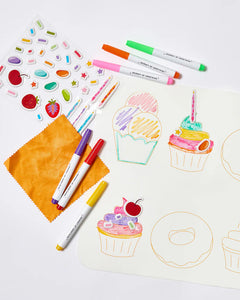 Wipeable Silicone Colouring Mat - Sweat as