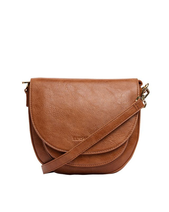 Salerno Petite Crossbody - Tan Pebble