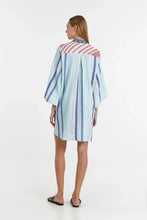 Load image into Gallery viewer, Sandra Short Dress - M.Zakar Blue/Red