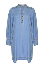 Load image into Gallery viewer, Elocution Dress - Light Washed Denim